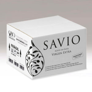 Aceite de oliva virgen extra Savio COSECHA TEMPRANA. Caja de 12 botellas.